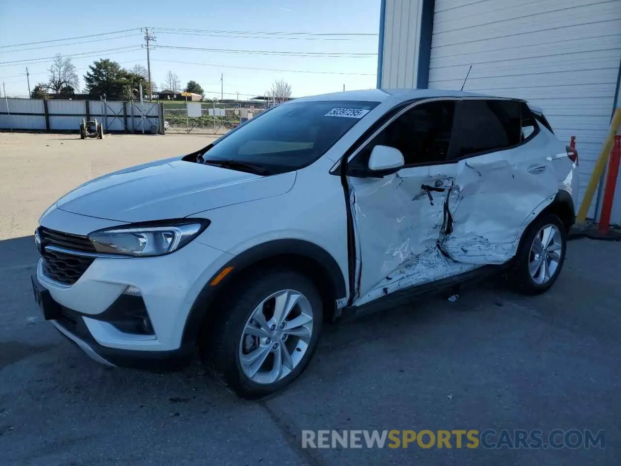 1 Photograph of a damaged car KL4MMCSL1MB177143 BUICK ENCORE 2021