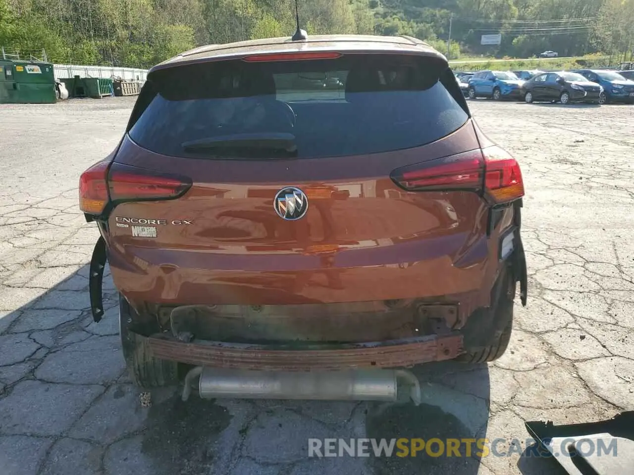 6 Фотография поврежденного автомобиля KL4MMCSL5MB141259 BUICK ENCORE 2021