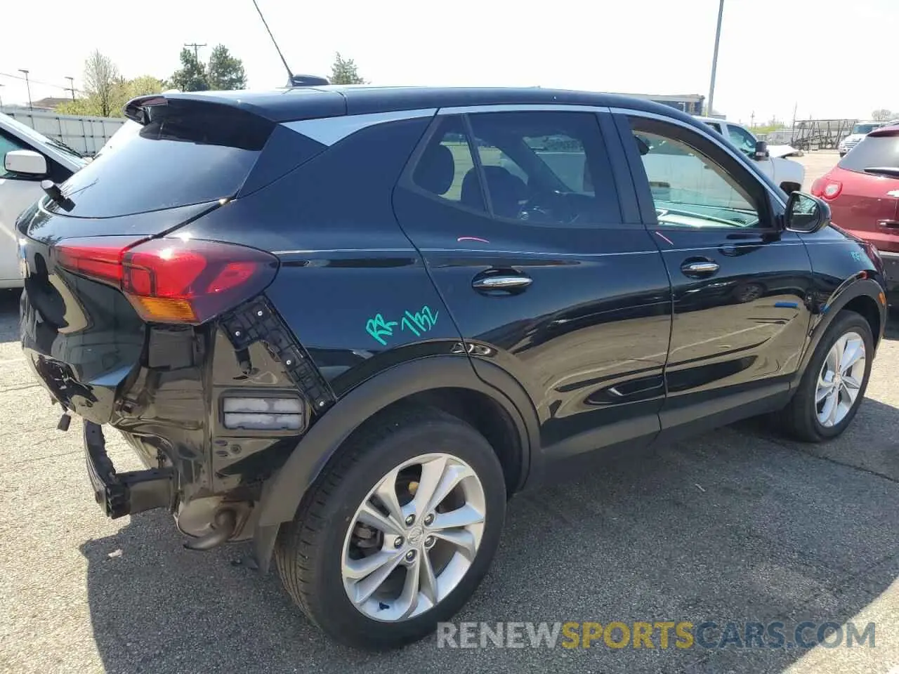 3 Фотография поврежденного автомобиля KL4MMCSLXMB094214 BUICK ENCORE 2021