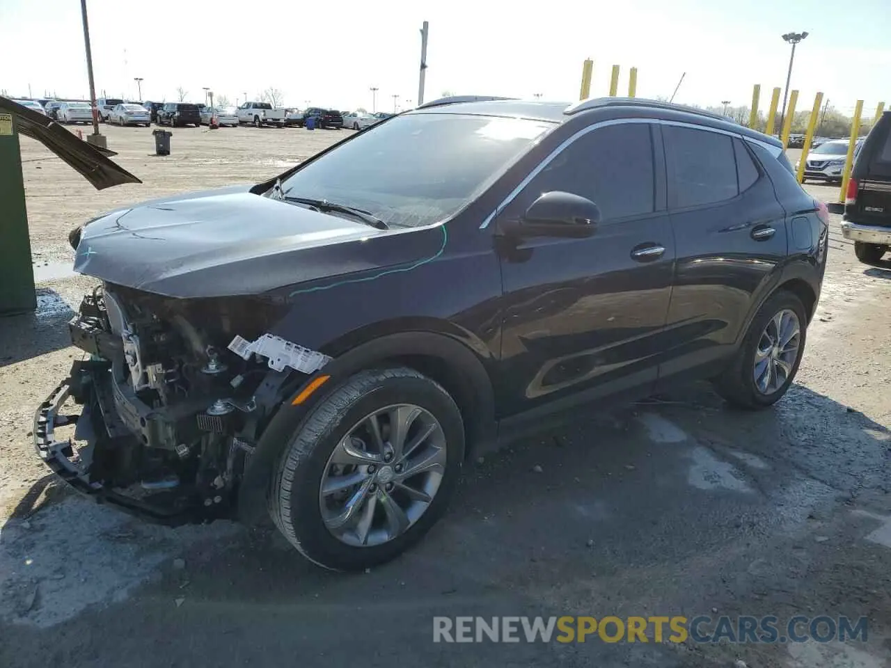 1 Фотография поврежденного автомобиля KL4MMDS22MB051323 BUICK ENCORE 2021