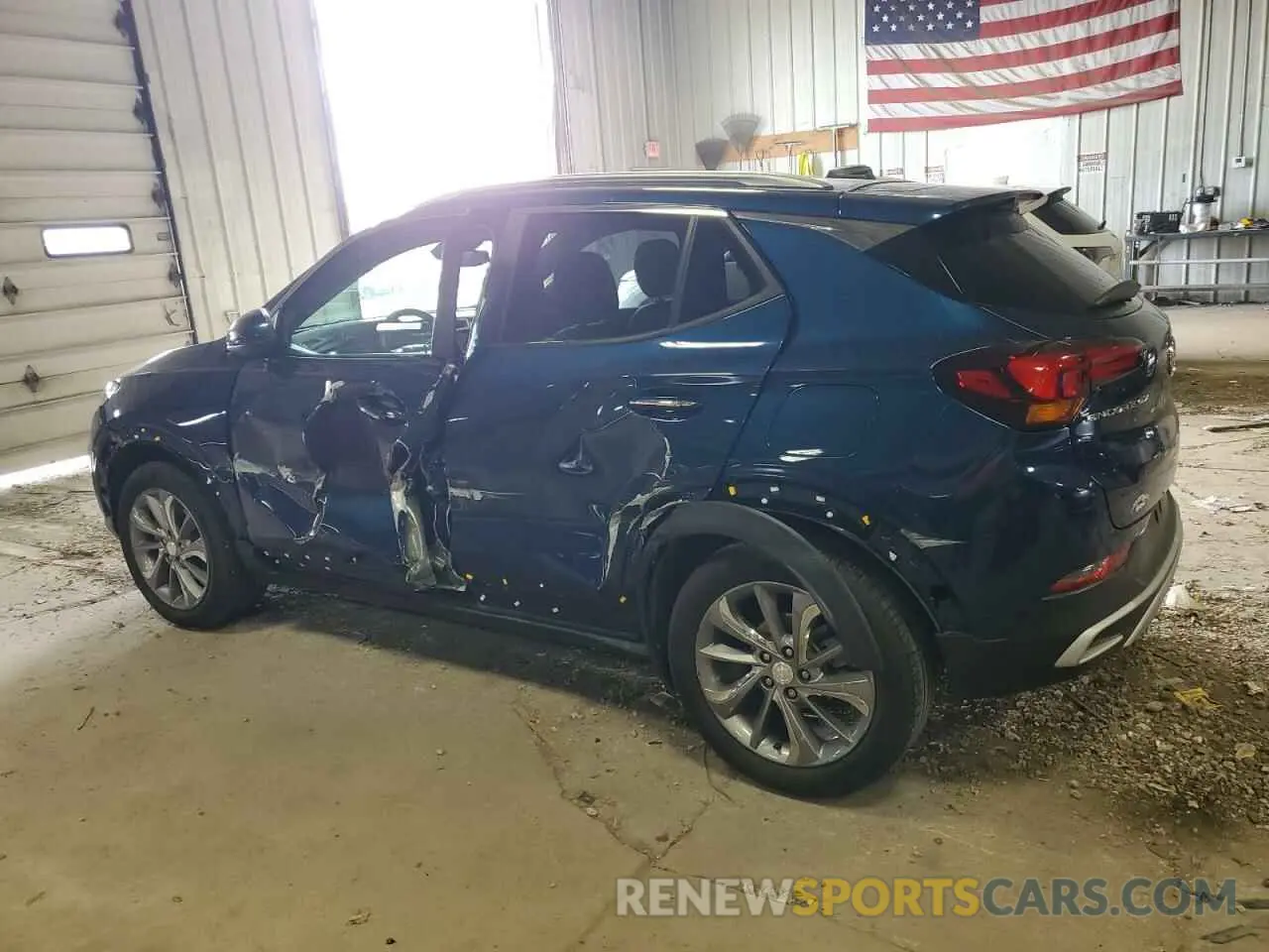 2 Фотография поврежденного автомобиля KL4MMDS25MB140075 BUICK ENCORE 2021