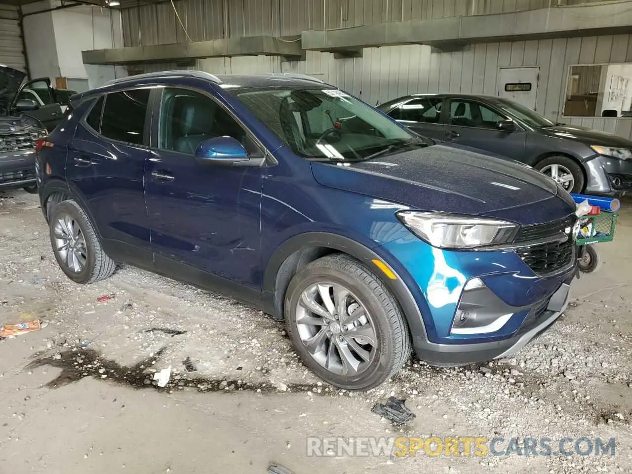 4 Фотография поврежденного автомобиля KL4MMDS25MB140075 BUICK ENCORE 2021