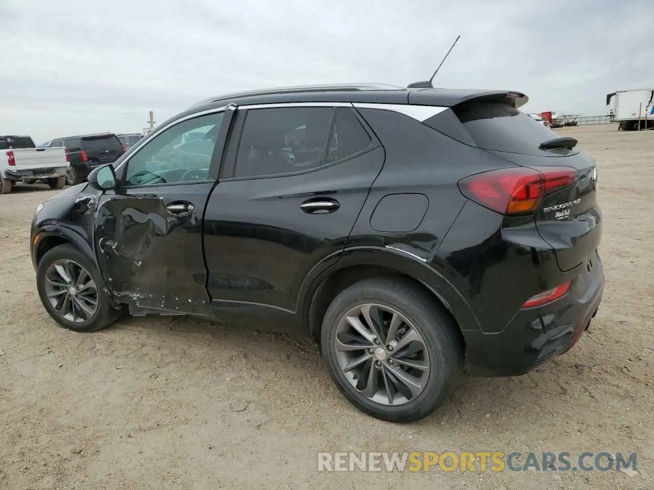 2 Фотография поврежденного автомобиля KL4MMDS27MB167245 BUICK ENCORE 2021