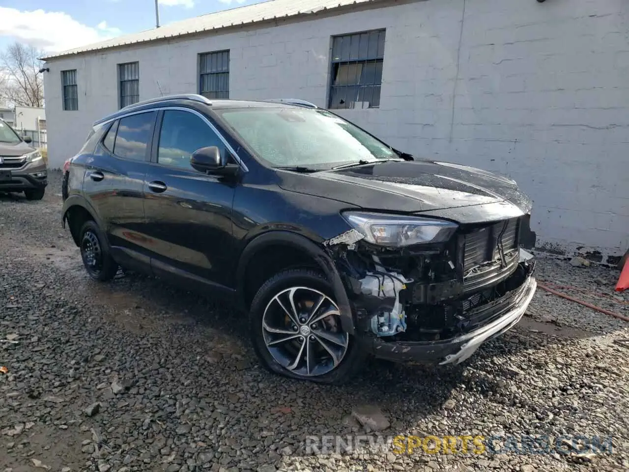 4 Фотография поврежденного автомобиля KL4MMDS27MB168962 BUICK ENCORE 2021