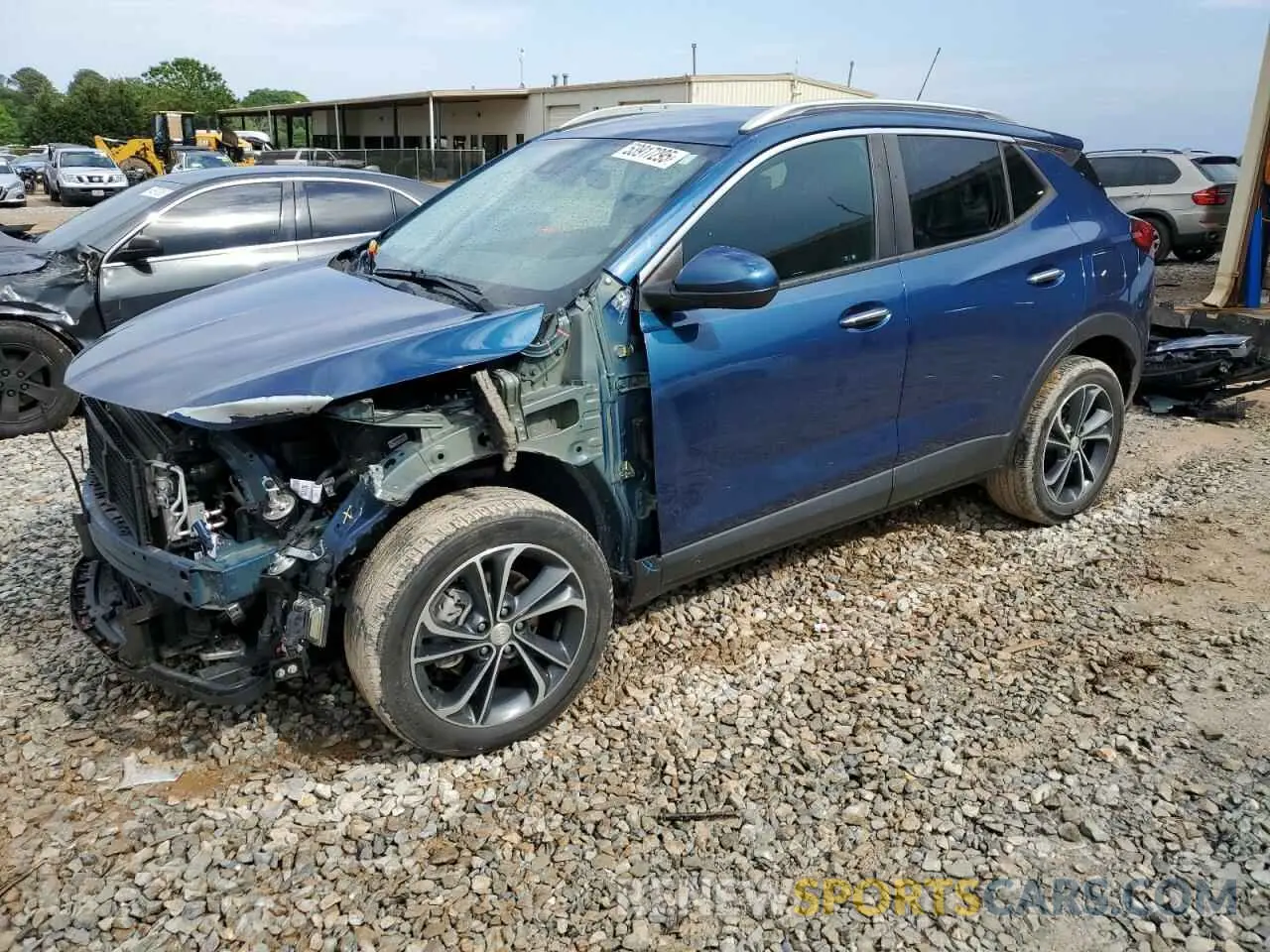 1 Photograph of a damaged car KL4MMDS29MB072802 BUICK ENCORE 2021