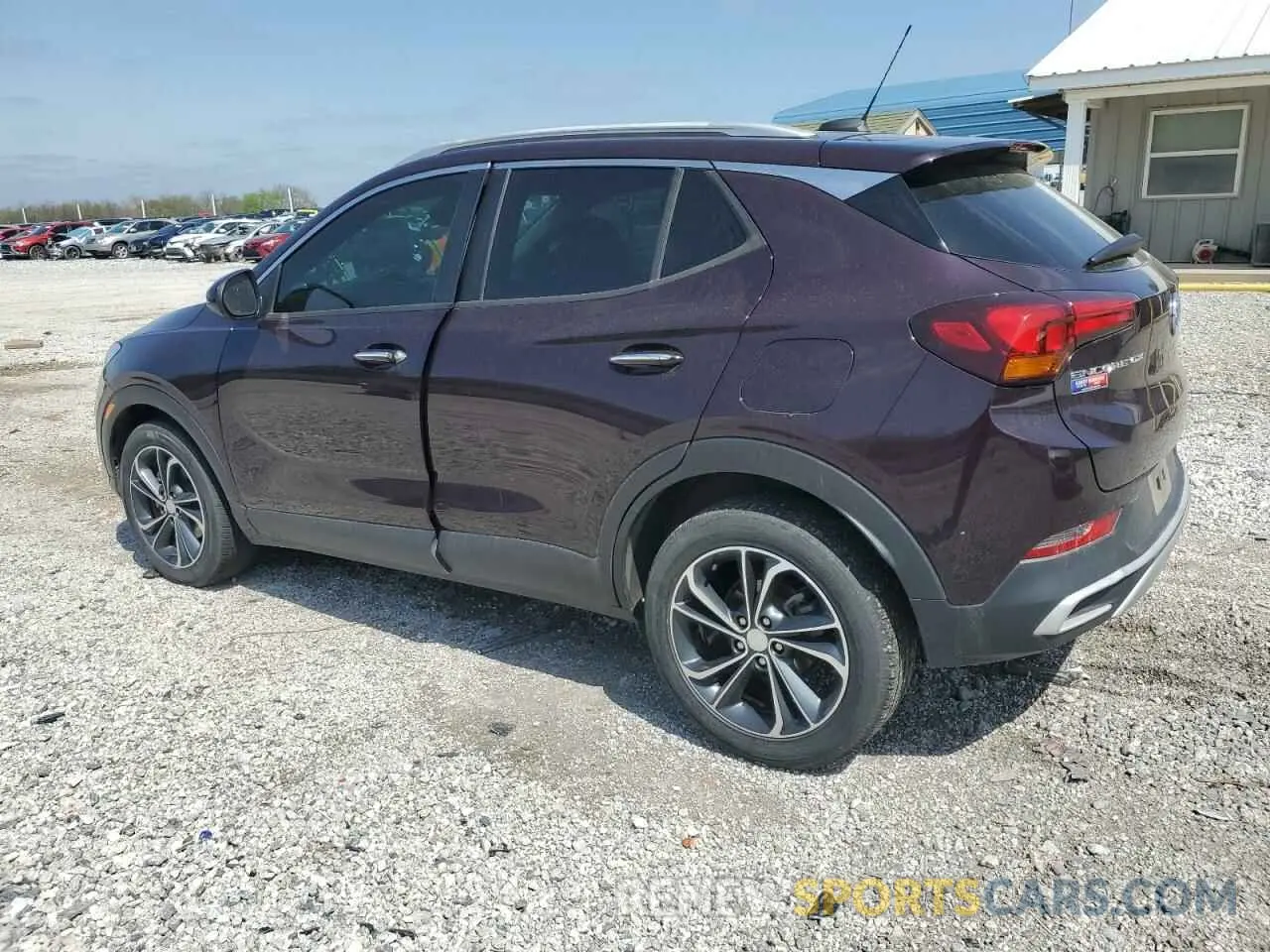 2 Фотография поврежденного автомобиля KL4MMDS29MB122632 BUICK ENCORE 2021