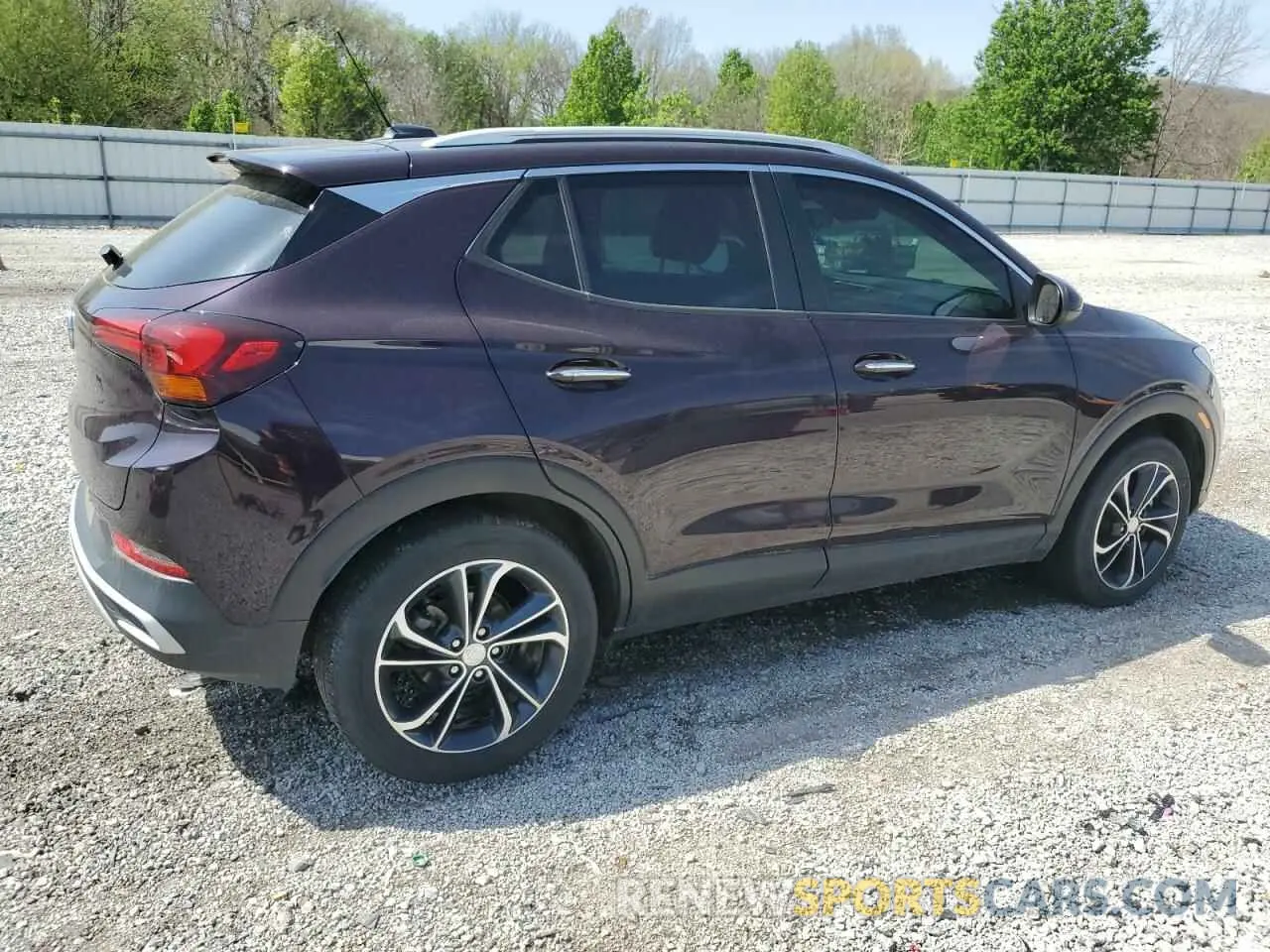 3 Фотография поврежденного автомобиля KL4MMDS29MB122632 BUICK ENCORE 2021