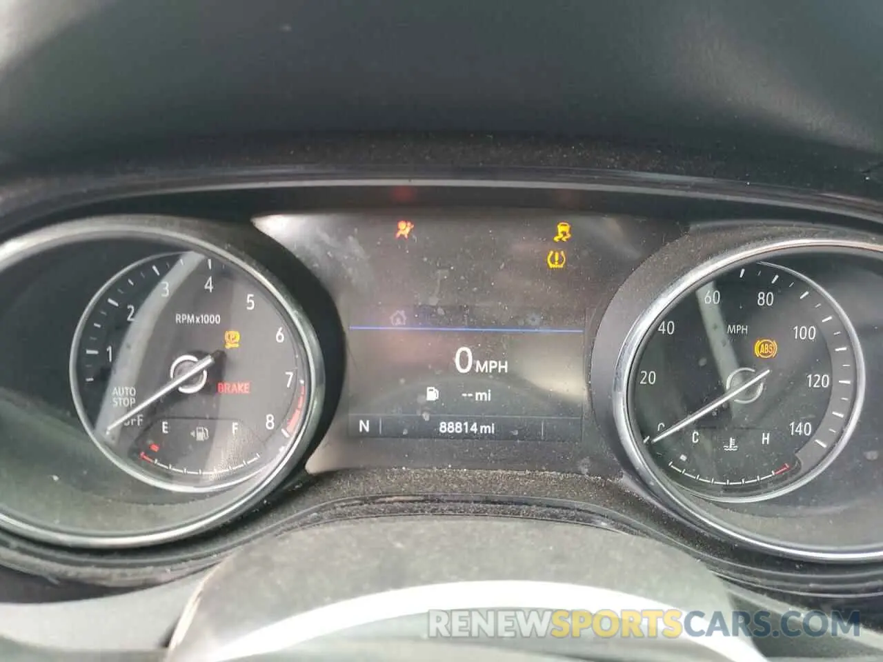 9 Фотография поврежденного автомобиля KL4MMDS29MB122632 BUICK ENCORE 2021
