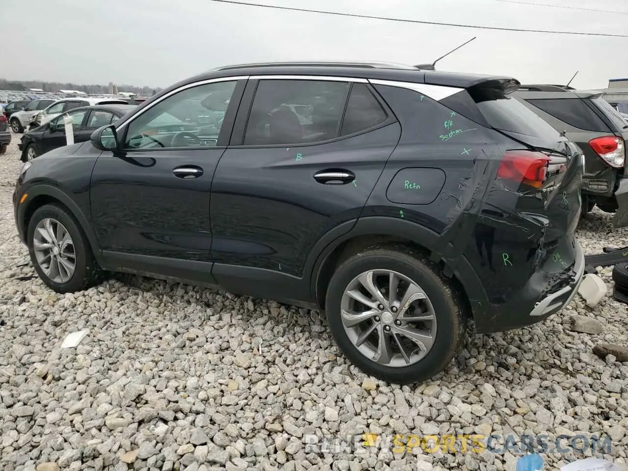 2 Photograph of a damaged car KL4MMDSL6MB128221 BUICK ENCORE 2021