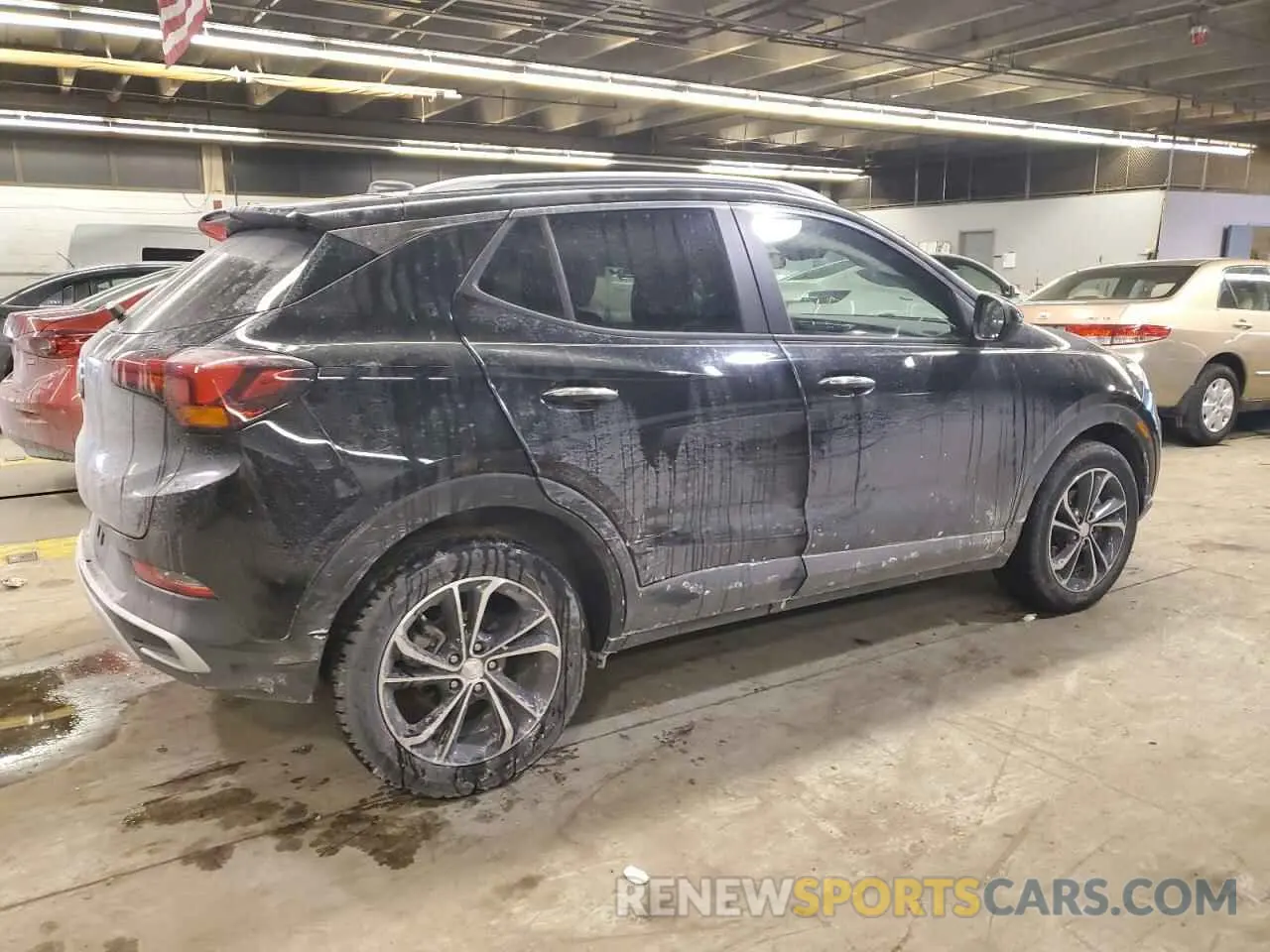 3 Фотография поврежденного автомобиля KL4MMDSLXMB049988 BUICK ENCORE 2021