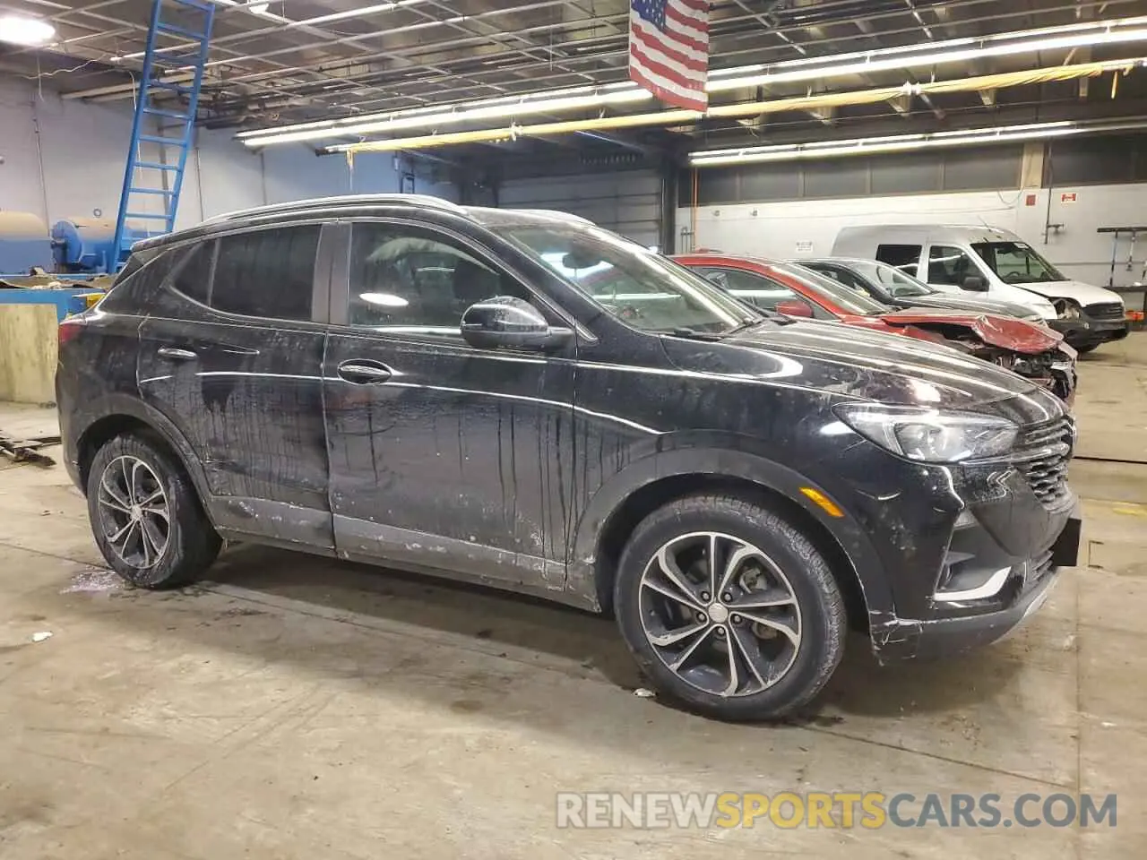 4 Фотография поврежденного автомобиля KL4MMDSLXMB049988 BUICK ENCORE 2021