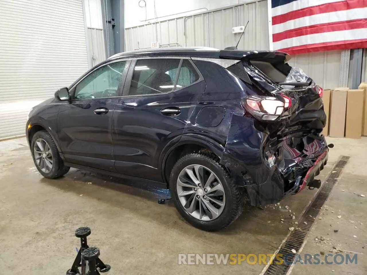 2 Photograph of a damaged car KL4MMESL1MB148687 BUICK ENCORE 2021