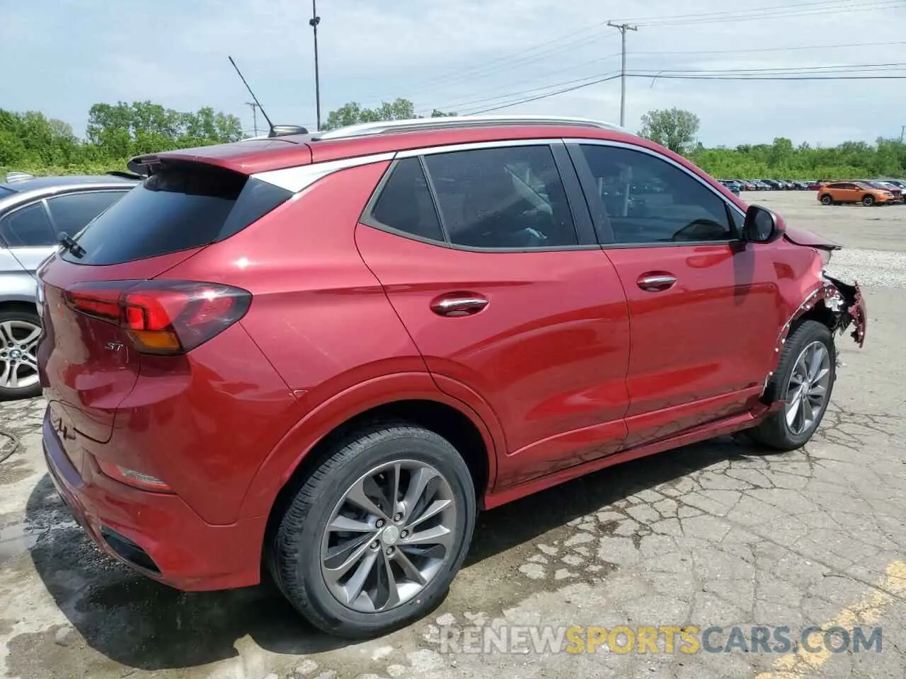3 Photograph of a damaged car KL4MMESL5MB112601 BUICK ENCORE 2021