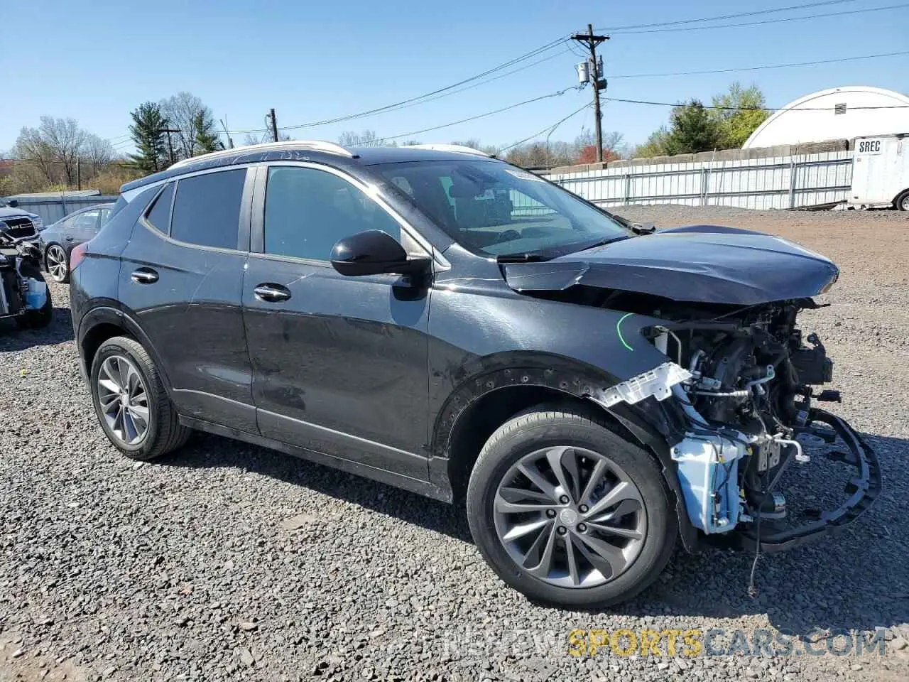 4 Photograph of a damaged car KL4MMESL6MB111778 BUICK ENCORE 2021
