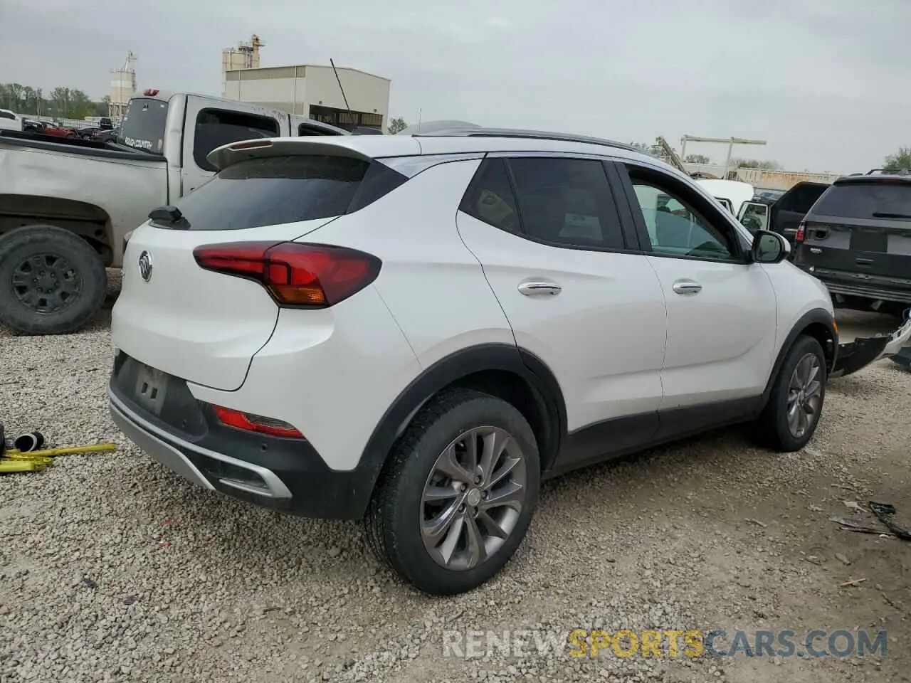 3 Photograph of a damaged car KL4MMESL8MB048361 BUICK ENCORE 2021