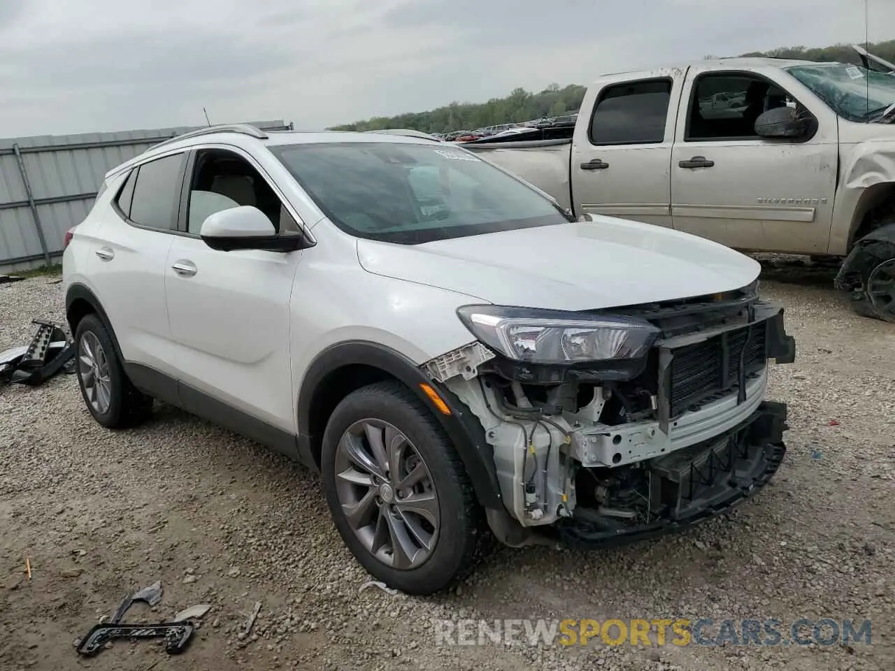4 Photograph of a damaged car KL4MMESL8MB048361 BUICK ENCORE 2021
