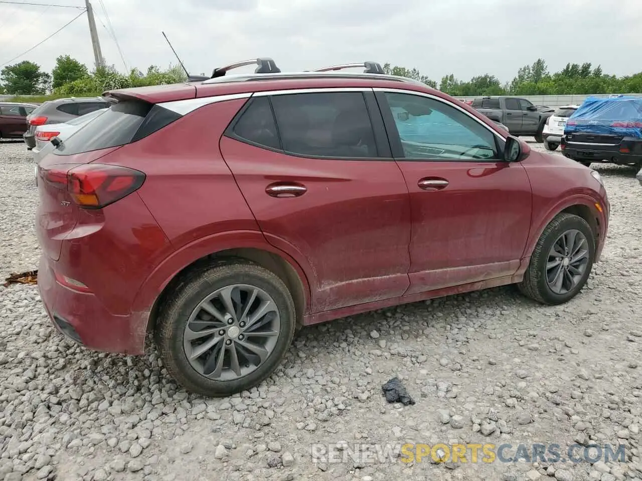 3 Photograph of a damaged car KL4MMESL8MB123950 BUICK ENCORE 2021