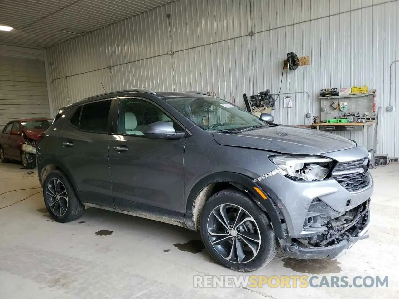 4 Фотография поврежденного автомобиля KL4MMESL9MB161512 BUICK ENCORE 2021