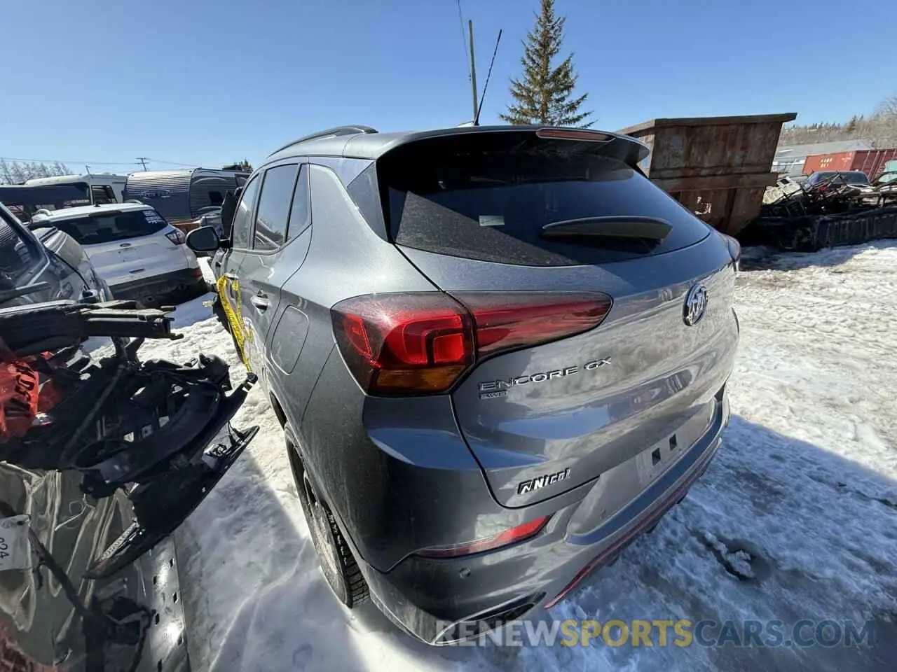 2 Фотография поврежденного автомобиля KL4MMESL9MB164927 BUICK ENCORE 2021