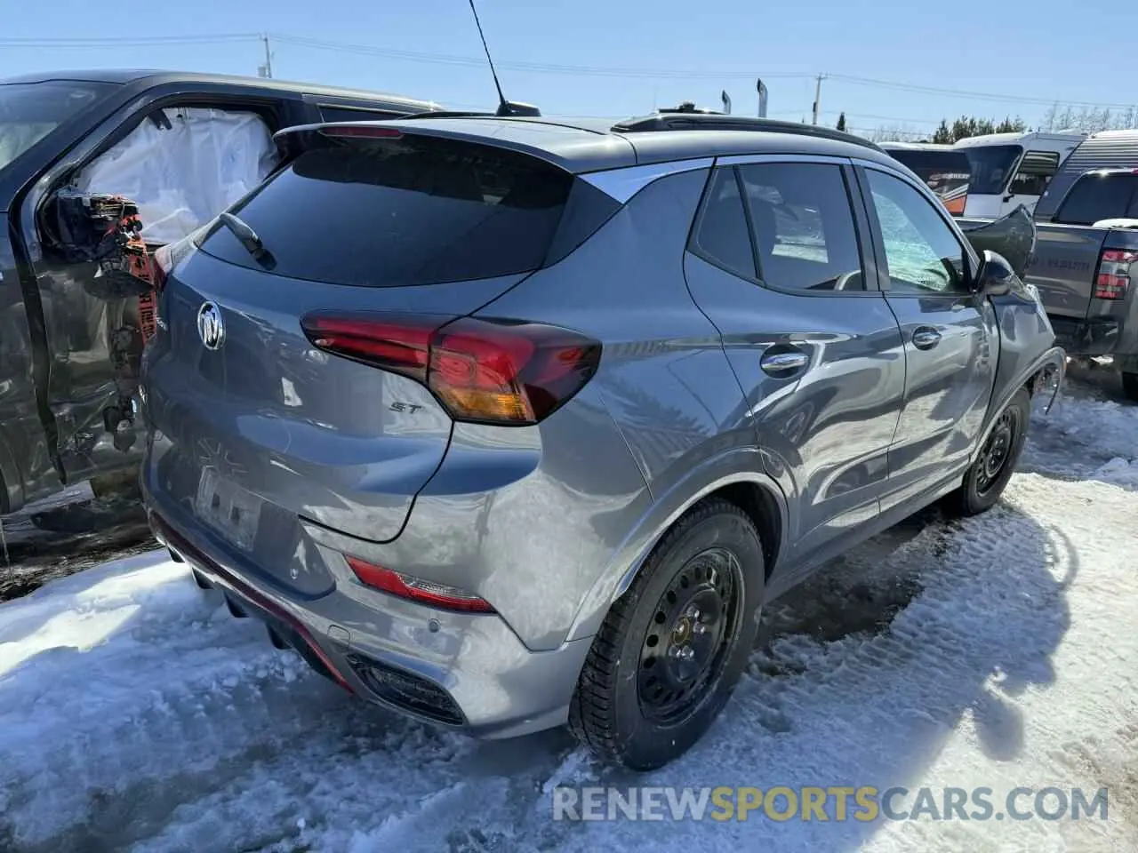 3 Фотография поврежденного автомобиля KL4MMESL9MB164927 BUICK ENCORE 2021