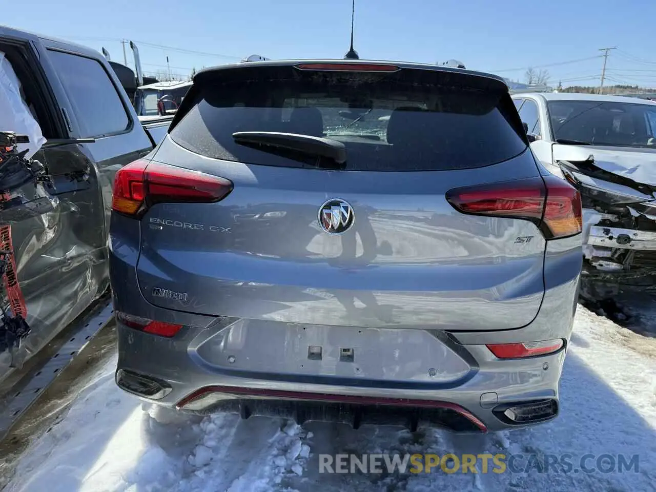 6 Фотография поврежденного автомобиля KL4MMESL9MB164927 BUICK ENCORE 2021