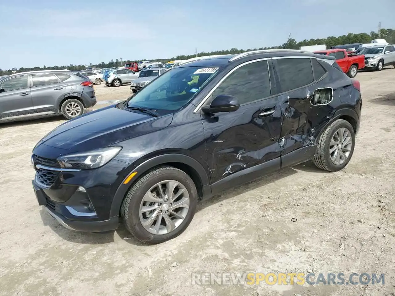 1 Photograph of a damaged car KL4MMFSL0MB061661 BUICK ENCORE 2021