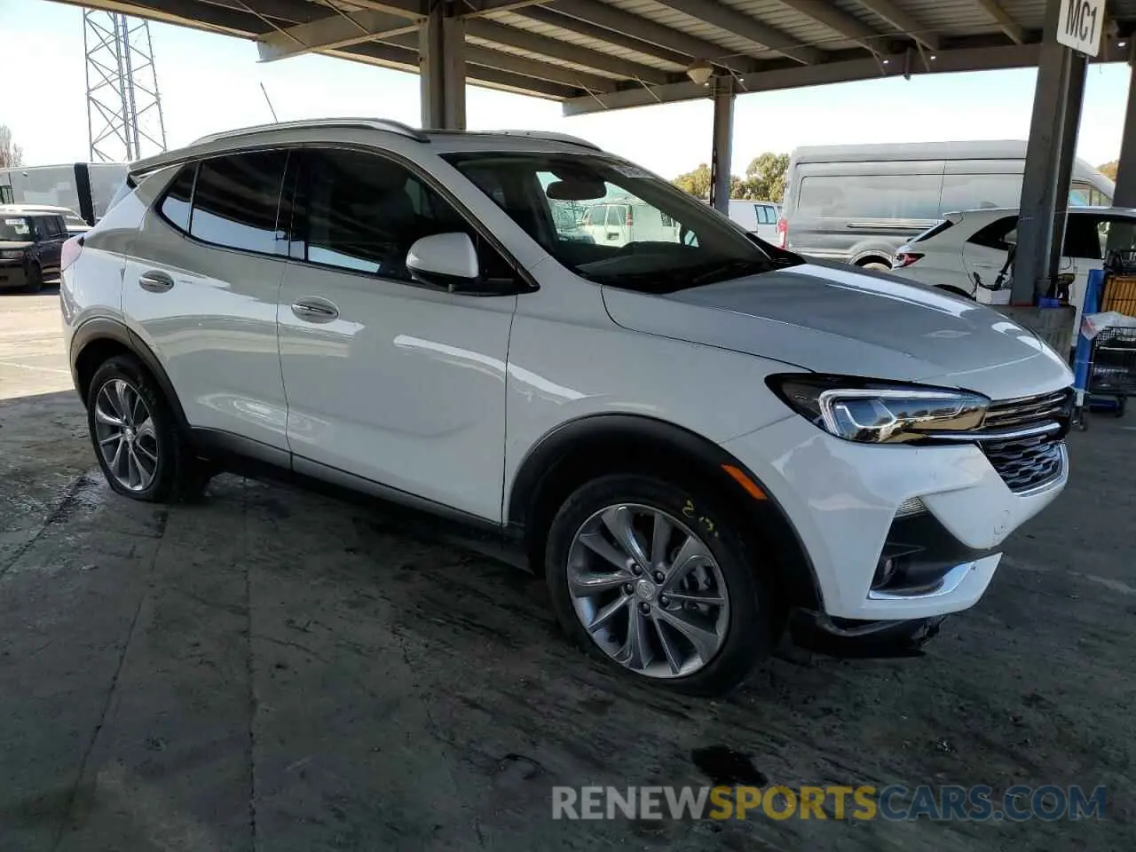 4 Photograph of a damaged car KL4MMFSL5MB157771 BUICK ENCORE 2021