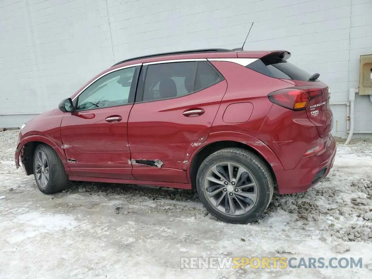 2 Photograph of a damaged car KL4MMGSL0MB037639 BUICK ENCORE 2021