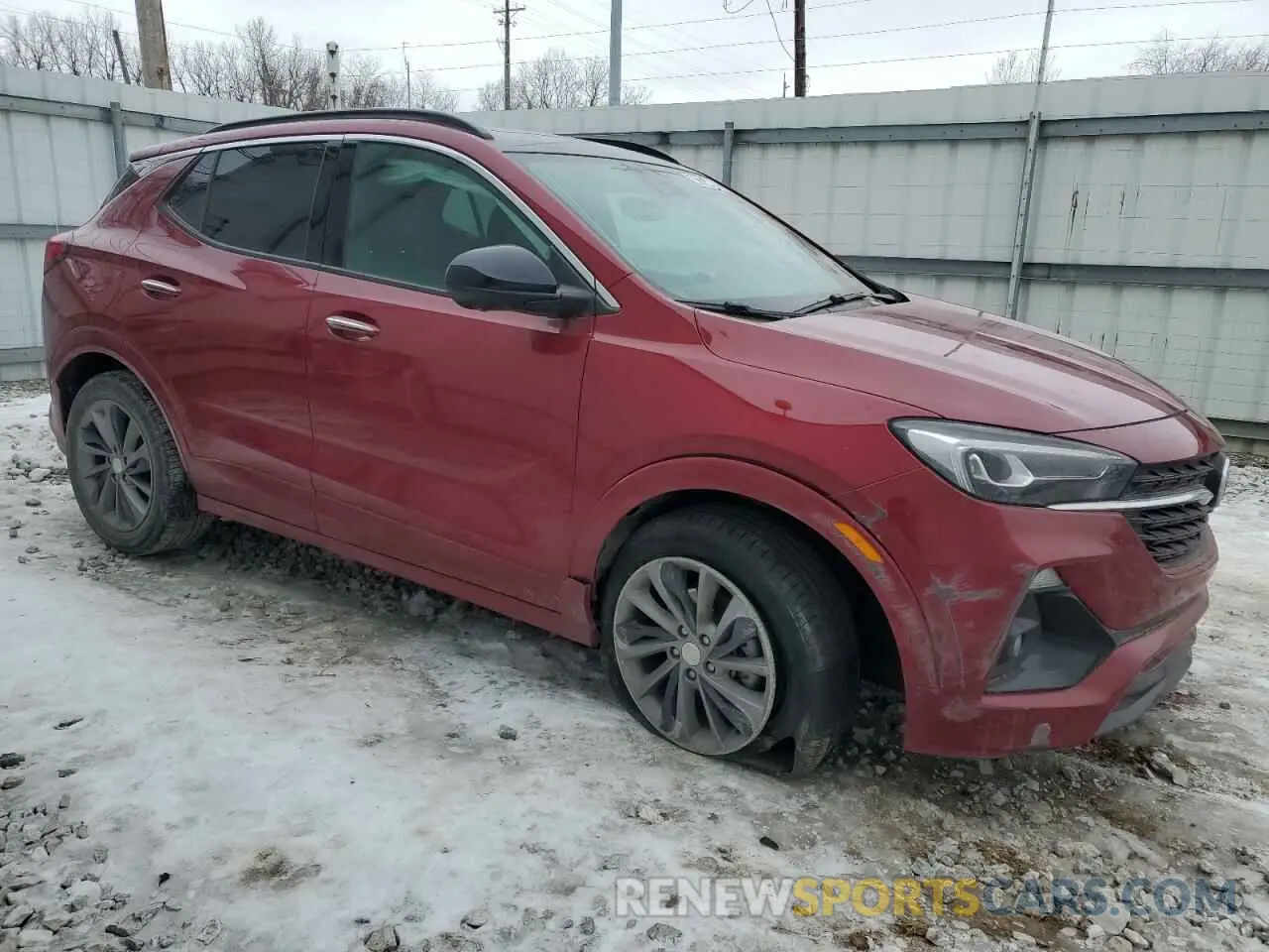 4 Photograph of a damaged car KL4MMGSL0MB037639 BUICK ENCORE 2021