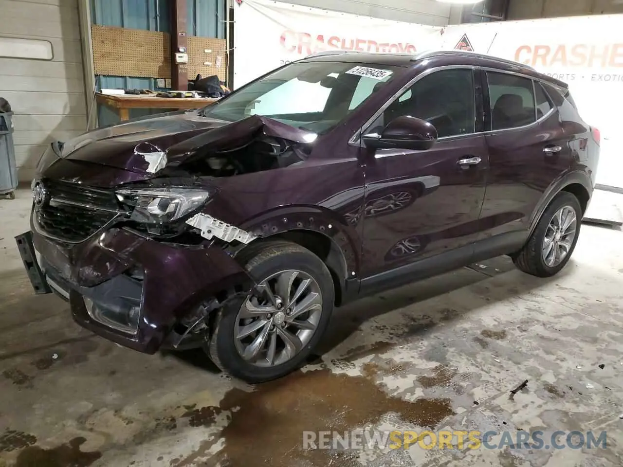 1 Фотография поврежденного автомобиля KL4MMGSL5MB150213 BUICK ENCORE 2021