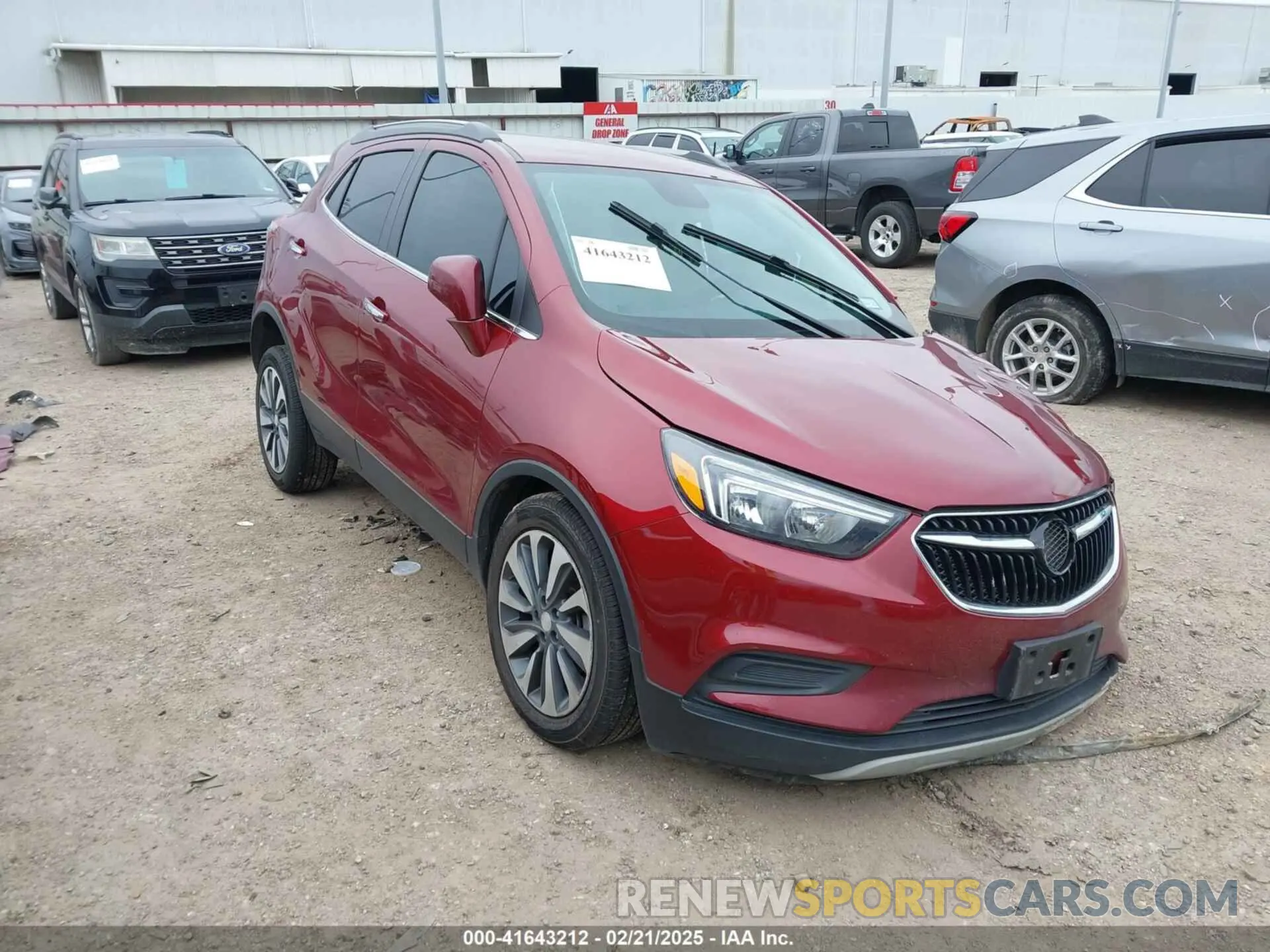 1 Photograph of a damaged car KL4CJASM3NB567177 BUICK ENCORE 2022