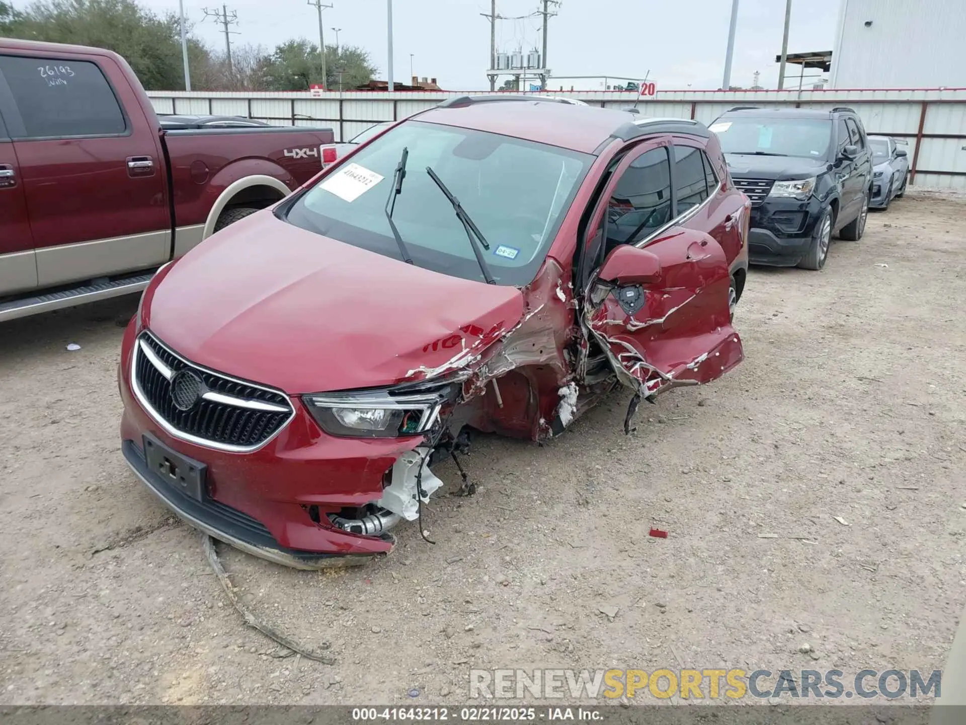 2 Photograph of a damaged car KL4CJASM3NB567177 BUICK ENCORE 2022