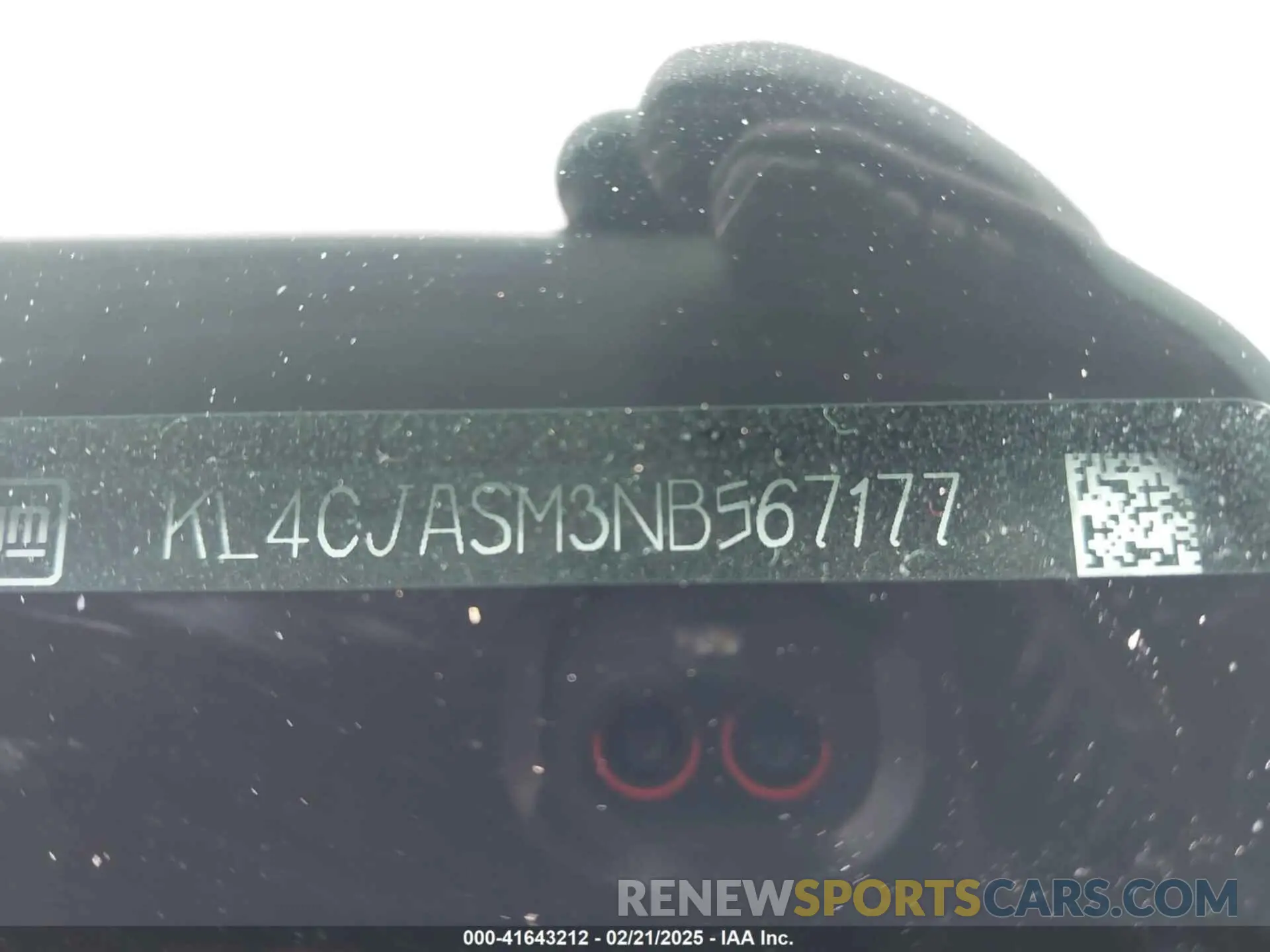 9 Photograph of a damaged car KL4CJASM3NB567177 BUICK ENCORE 2022