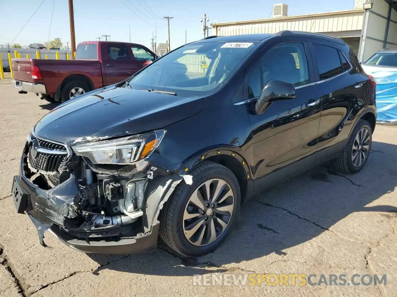1 Photograph of a damaged car KL4CJASM6NB521200 BUICK ENCORE 2022