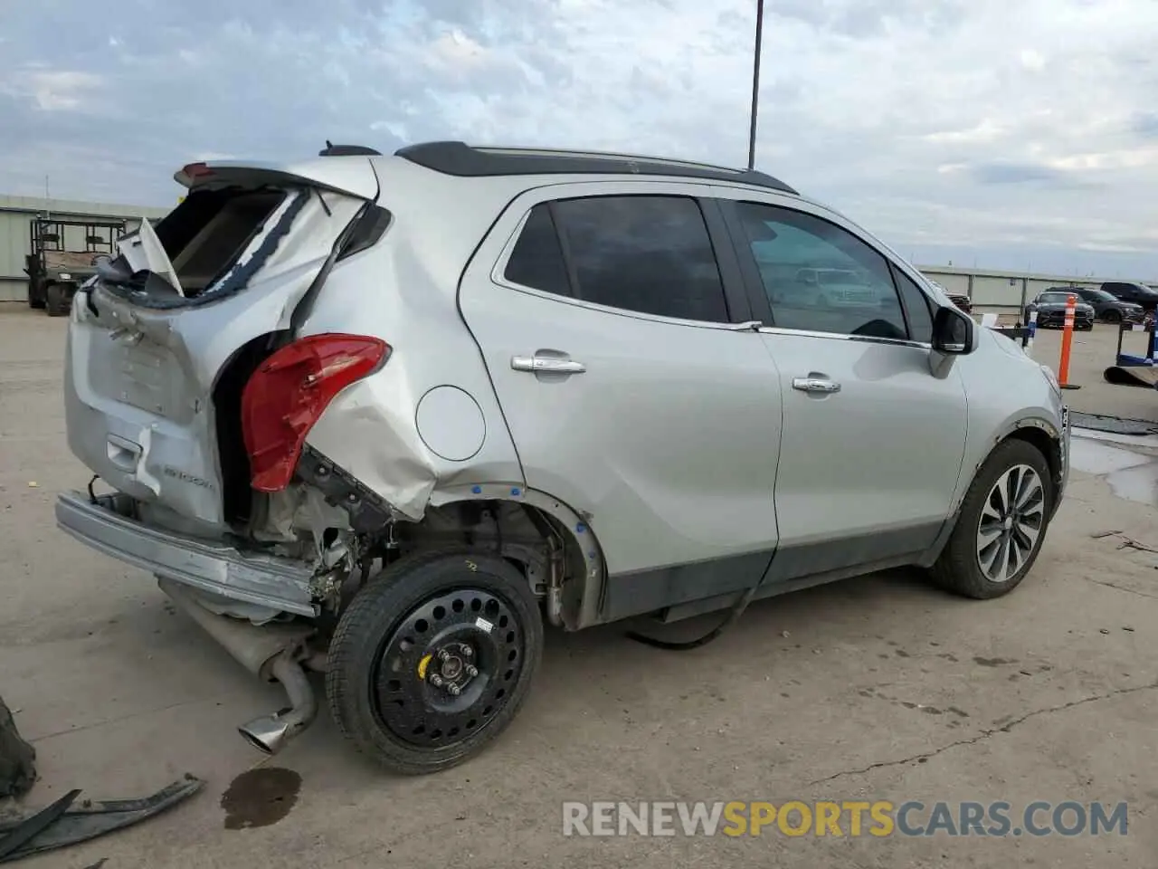 3 Photograph of a damaged car KL4CJASM7NB555534 BUICK ENCORE 2022