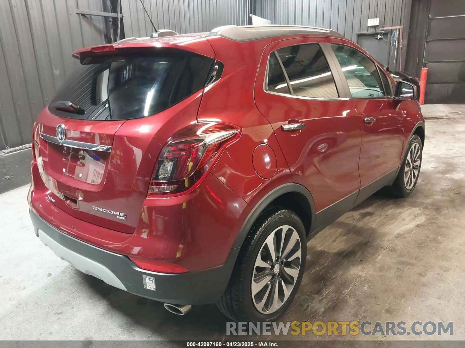 4 Фотография поврежденного автомобиля KL4CJESM0NB569556 BUICK ENCORE 2022