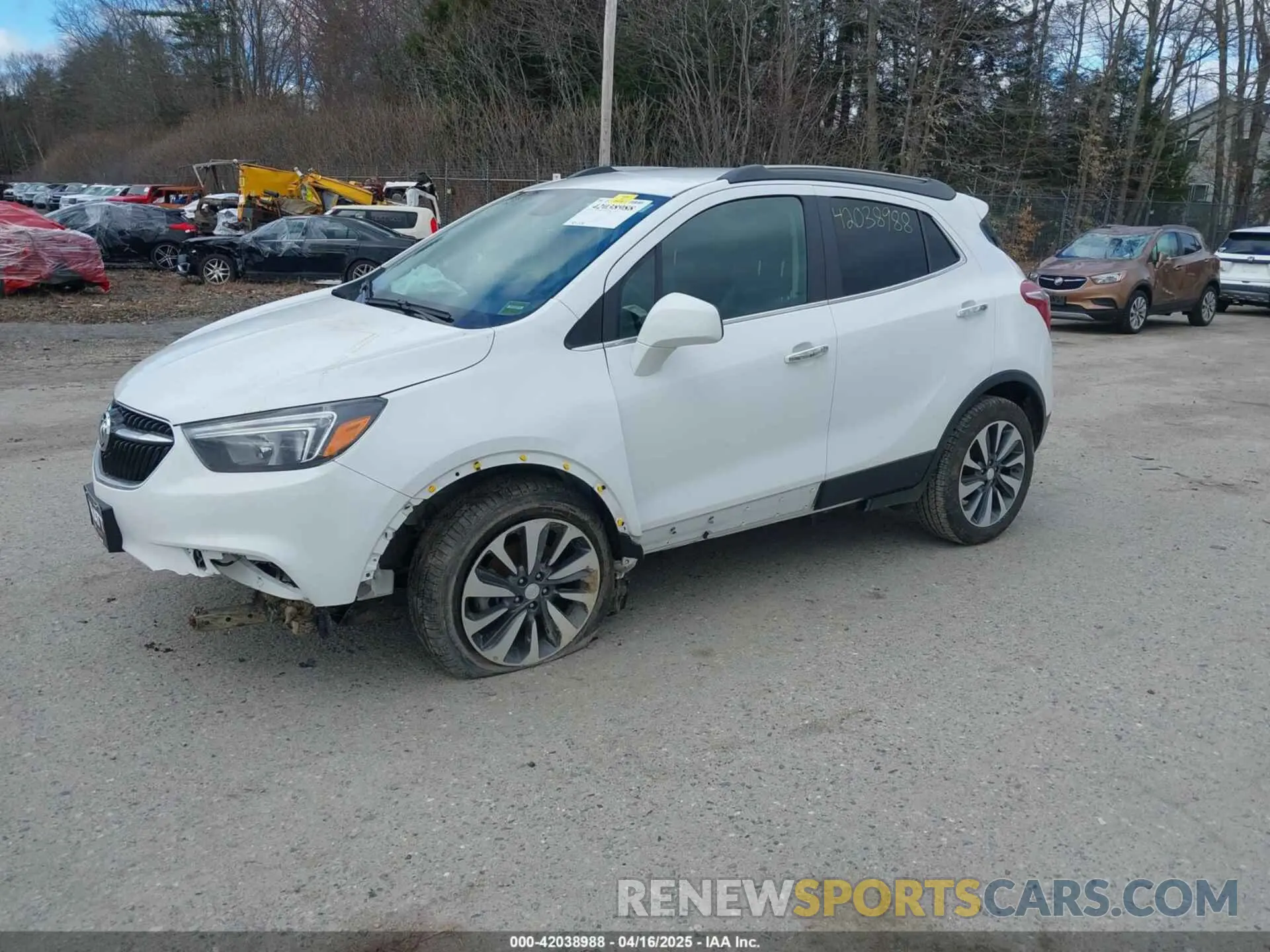 2 Photograph of a damaged car KL4CJESM3NB536261 BUICK ENCORE 2022