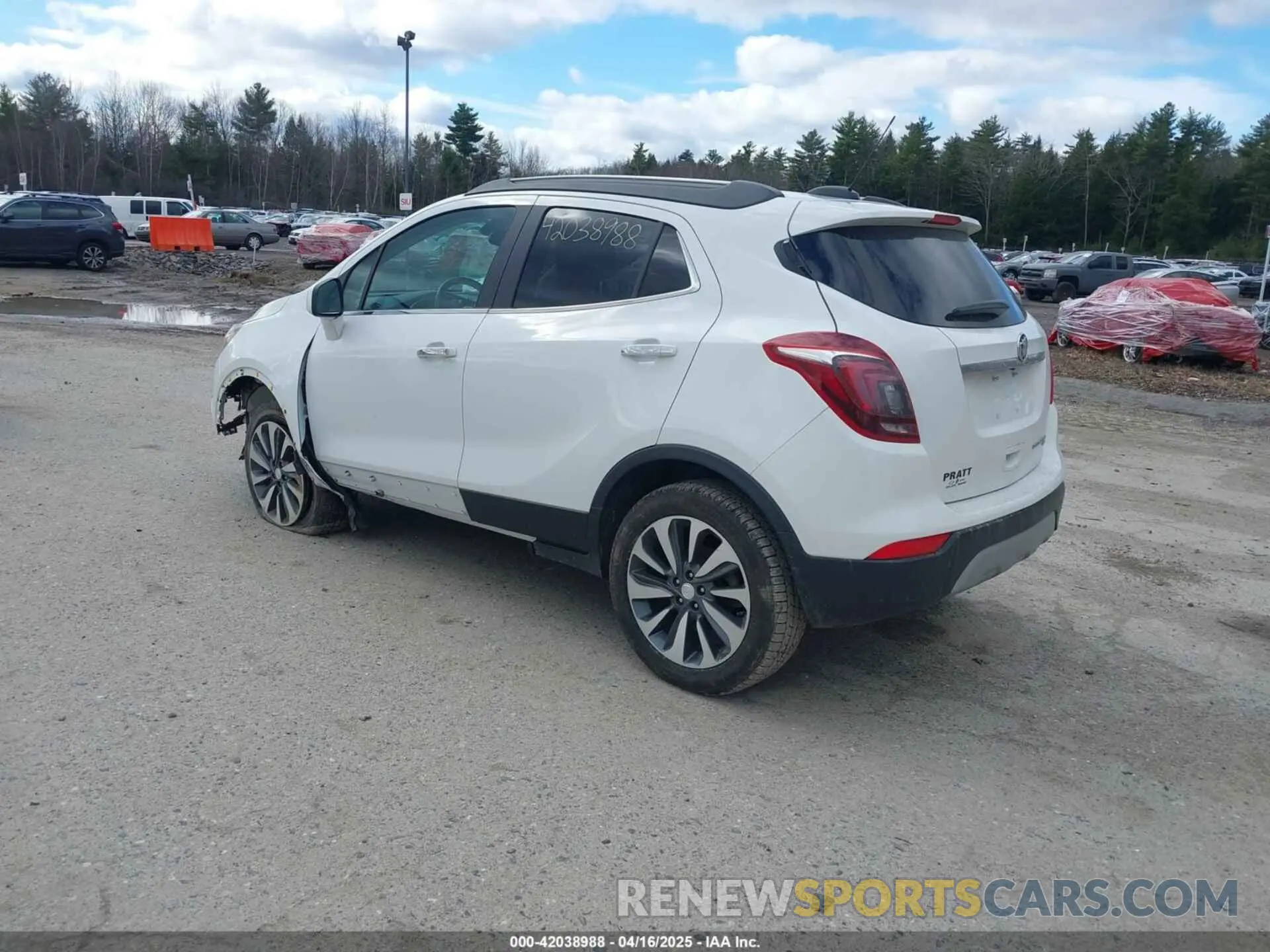 3 Photograph of a damaged car KL4CJESM3NB536261 BUICK ENCORE 2022