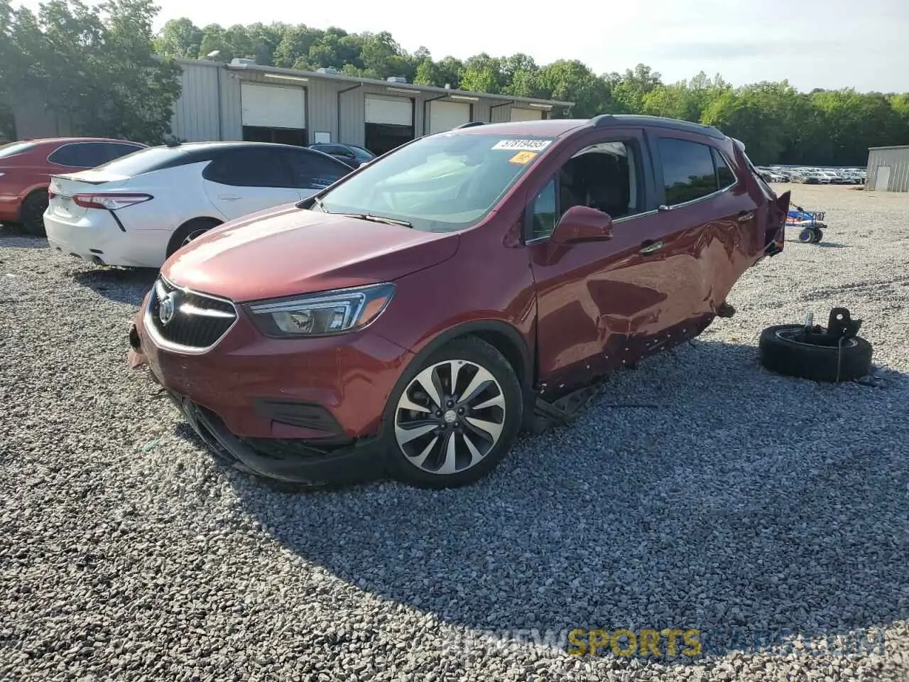 1 Photograph of a damaged car KL4CJESM3NB553237 BUICK ENCORE 2022