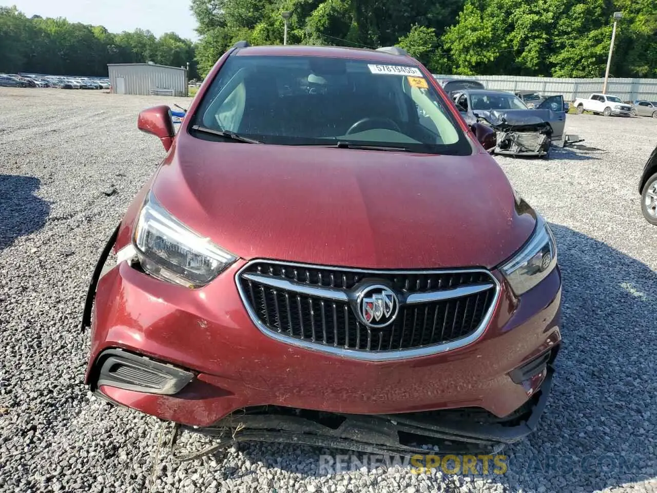 5 Photograph of a damaged car KL4CJESM3NB553237 BUICK ENCORE 2022