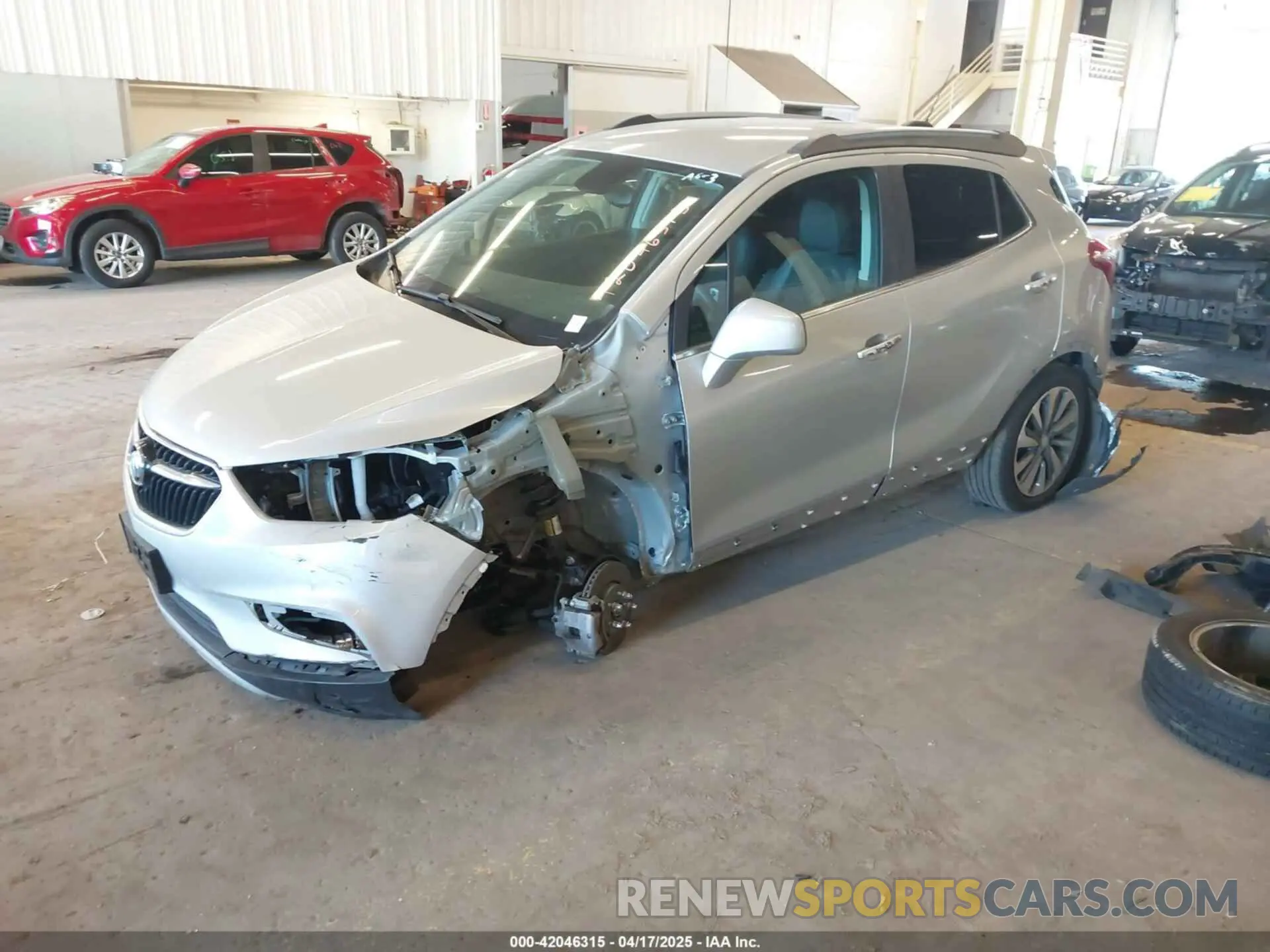 2 Photograph of a damaged car KL4CJESM3NB560690 BUICK ENCORE 2022