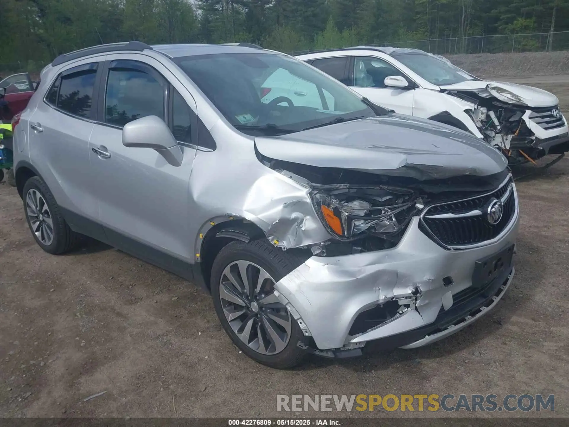 1 Фотография поврежденного автомобиля KL4CJESM6NB518420 BUICK ENCORE 2022