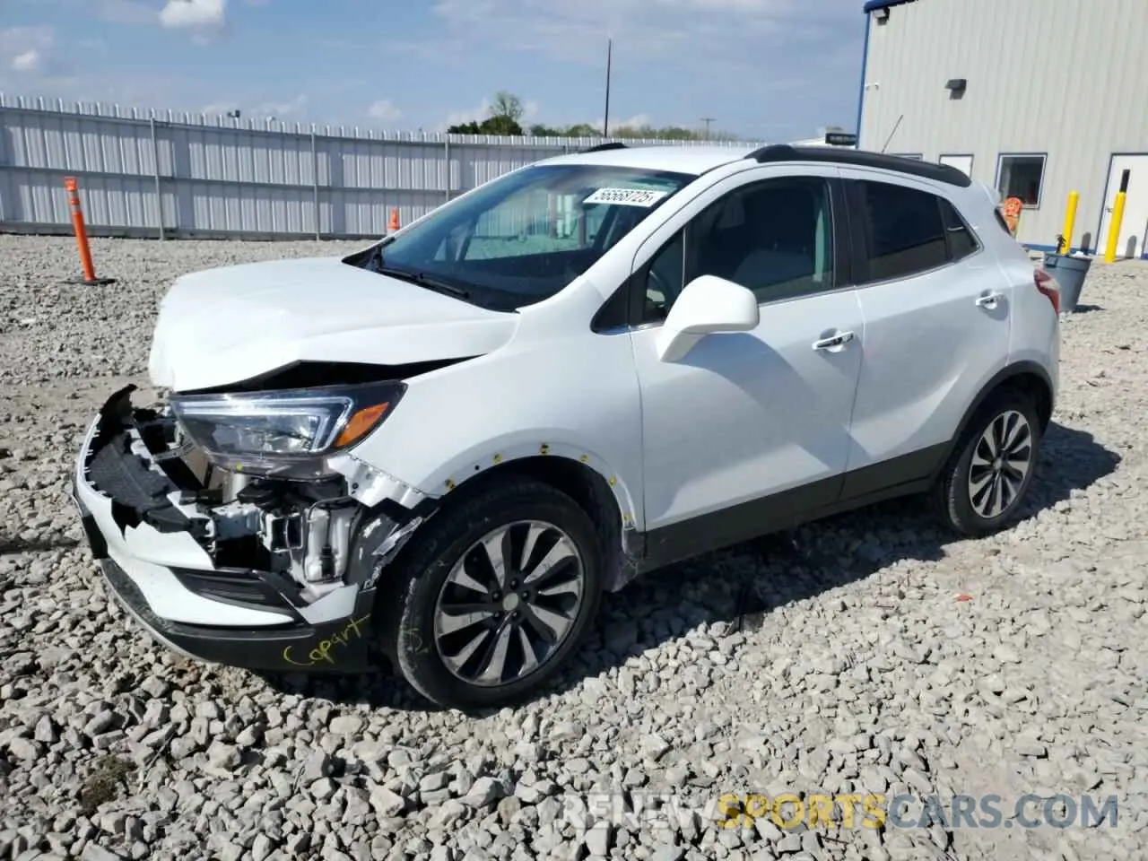 1 Фотография поврежденного автомобиля KL4CJESMXNB527346 BUICK ENCORE 2022