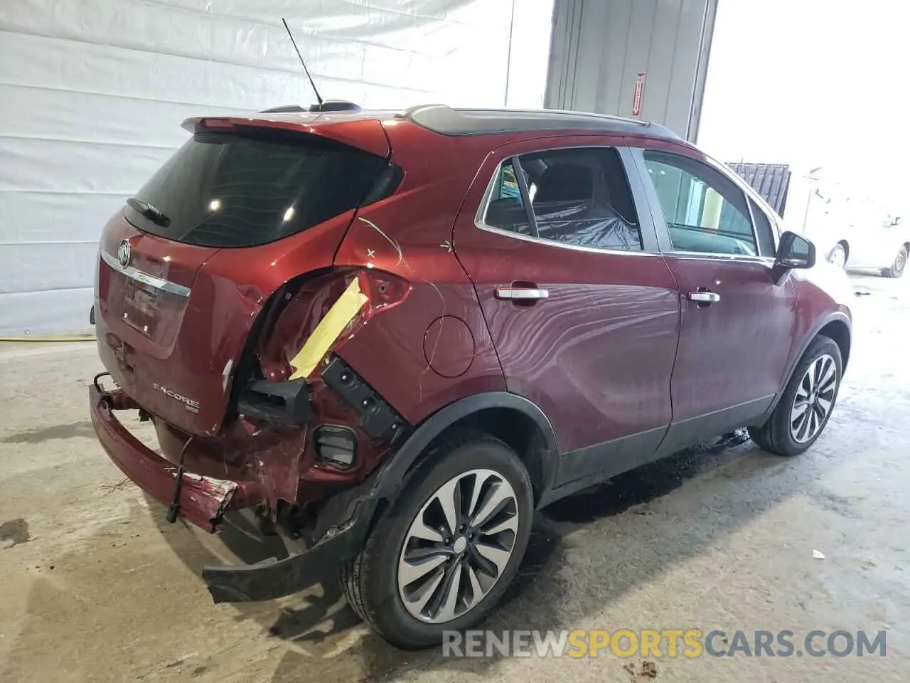 3 Photograph of a damaged car KL4CJESMXNB568978 BUICK ENCORE 2022