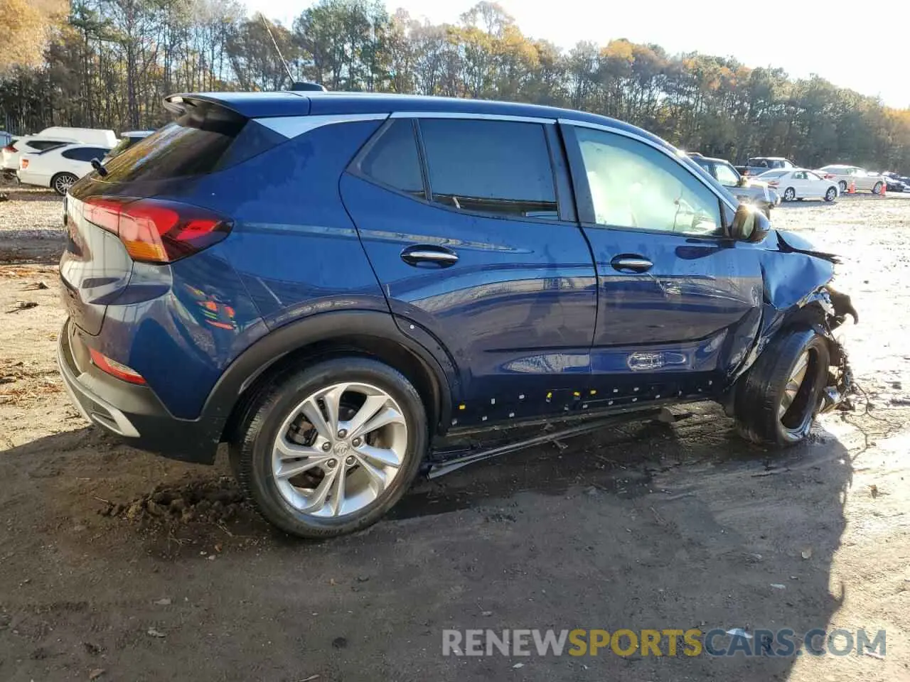 3 Фотография поврежденного автомобиля KL4MMBS24NB099296 BUICK ENCORE 2022