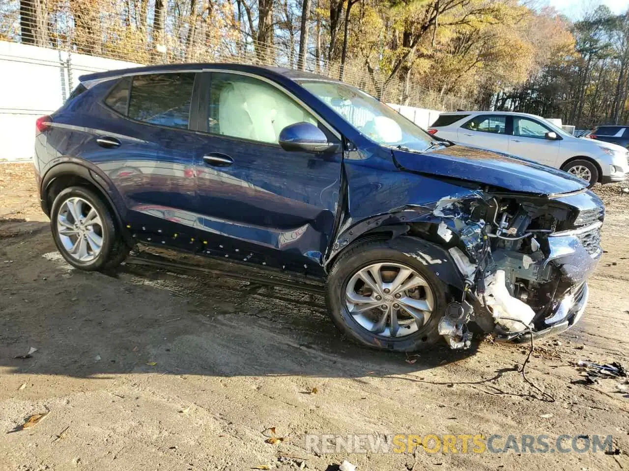4 Фотография поврежденного автомобиля KL4MMBS24NB099296 BUICK ENCORE 2022