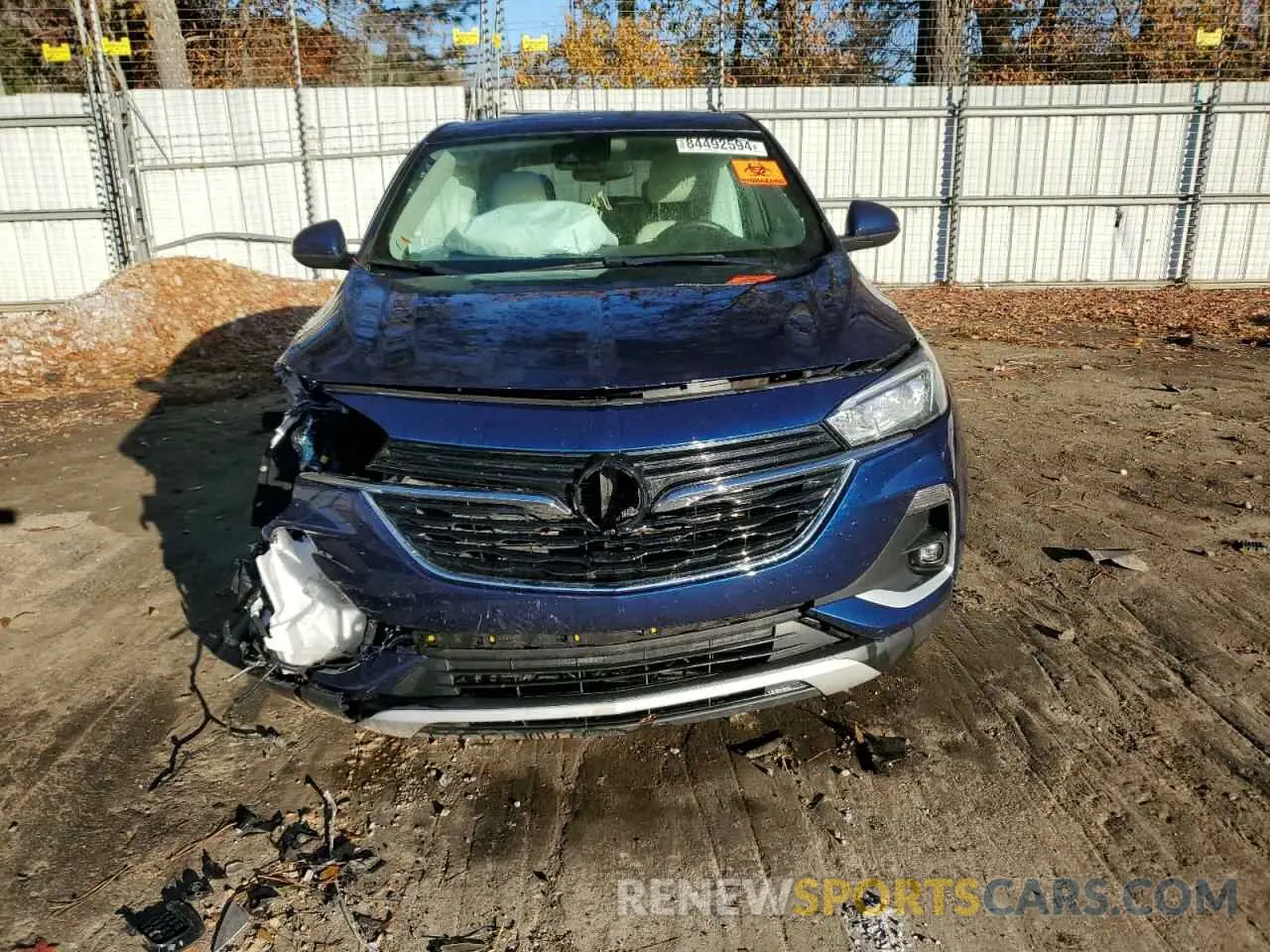 5 Фотография поврежденного автомобиля KL4MMBS24NB099296 BUICK ENCORE 2022