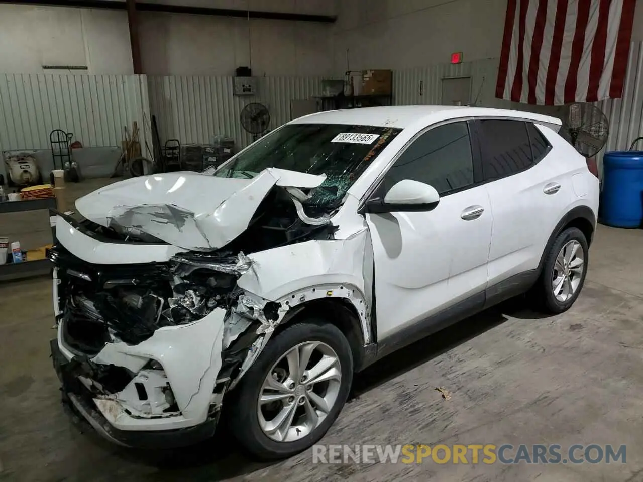 1 Photograph of a damaged car KL4MMBS24NB118249 BUICK ENCORE 2022