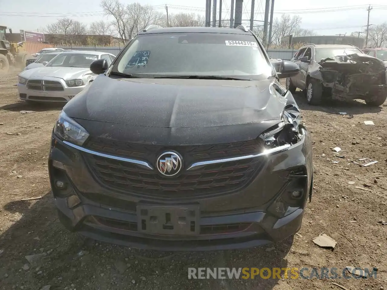 5 Фотография поврежденного автомобиля KL4MMBS28NB088754 BUICK ENCORE 2022