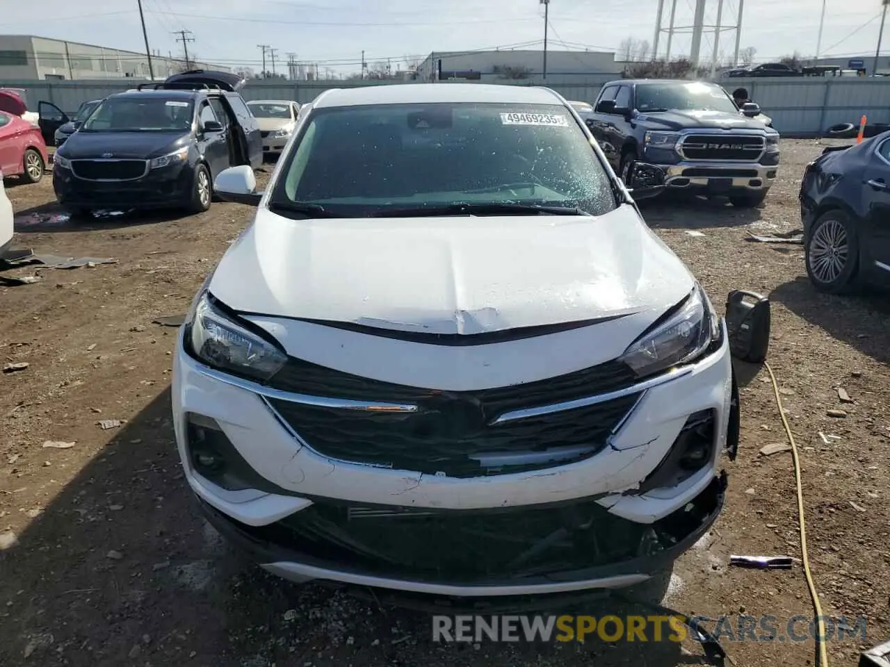 5 Фотография поврежденного автомобиля KL4MMCSL9NB053526 BUICK ENCORE 2022